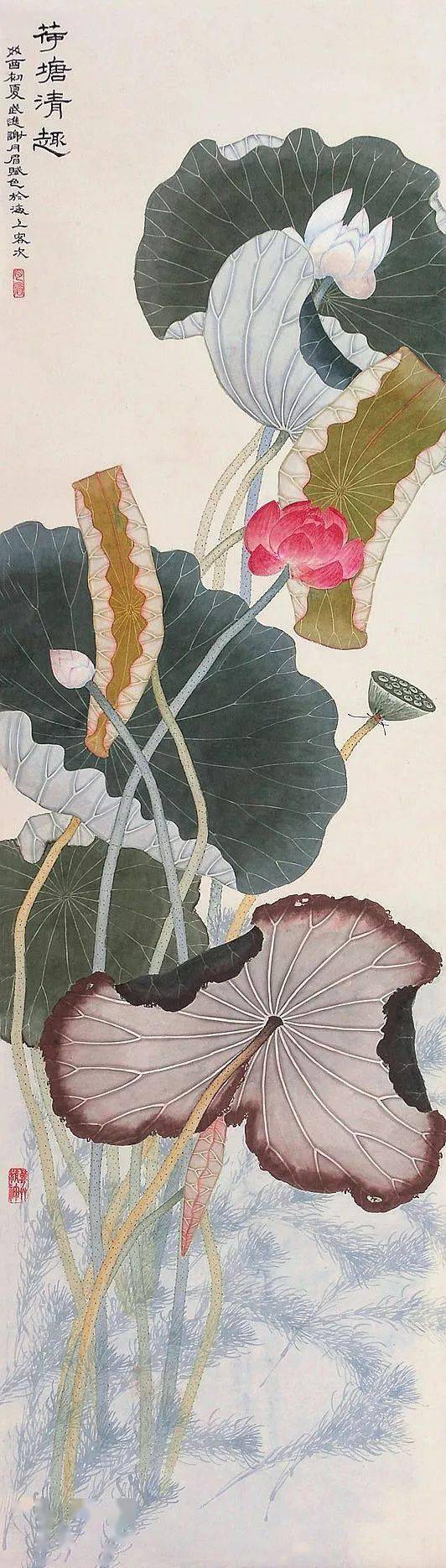 謝月眉   花鳥圖 欣赏民国花鸟“圣手” 谢月眉工笔花鸟78图