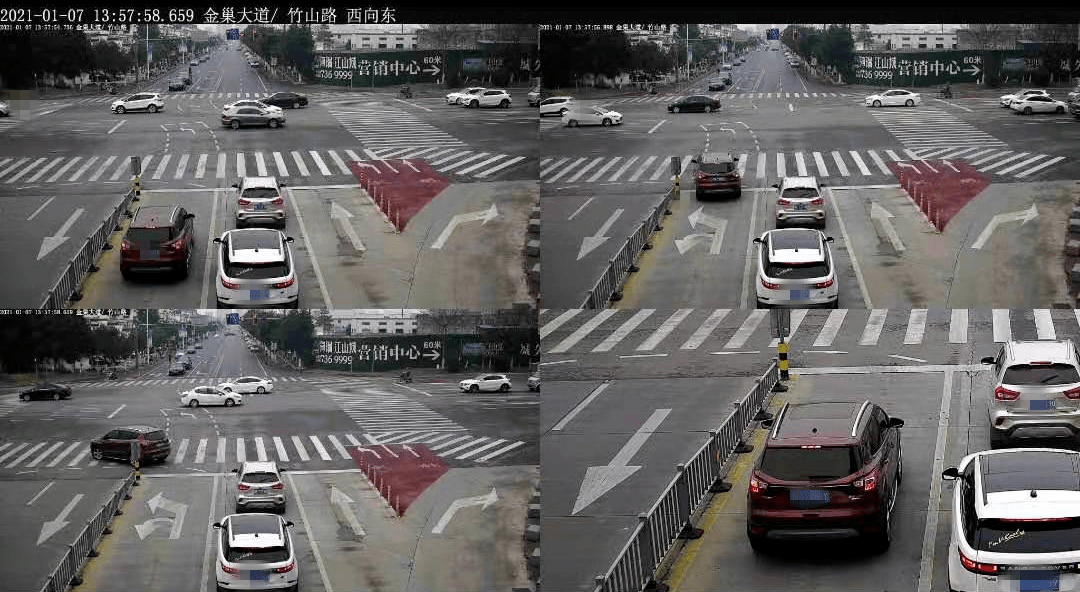 抚州竹山路金巢大道不能直接掉头会被抓拍闯红灯