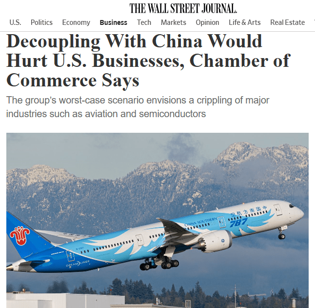 Bildergebnis für 与中国脱钩美航空半导体业或损失数百亿