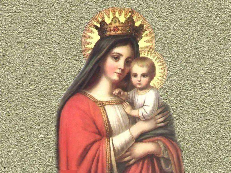 天主教圣母妈妈图片图片