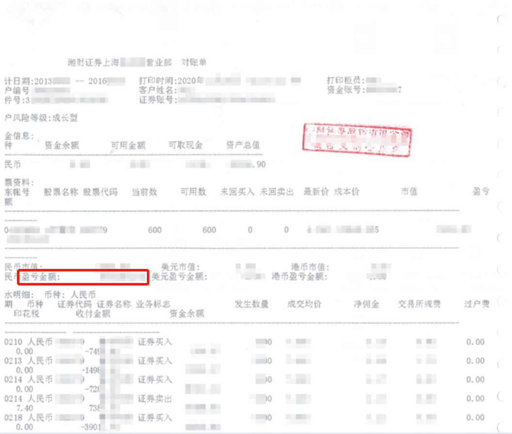 【干货】葡萄牙基金开户案例——股票收入证明