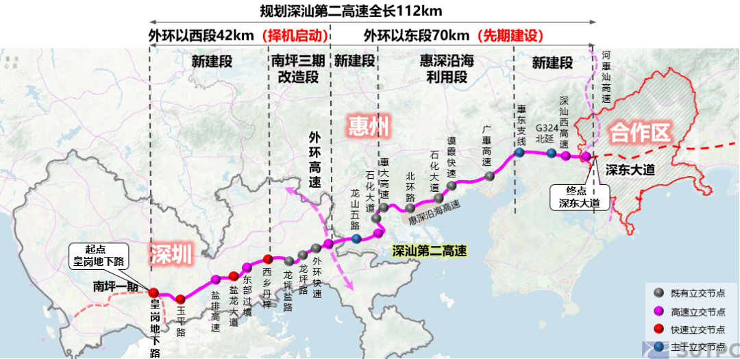 技术分享主城与独立新城高等级公路主通道详细规划研究以深汕第二高速