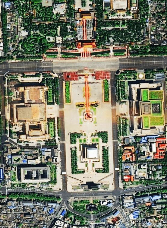 北京天安城门平面图图片