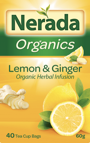 organics lemon & ginger organic herbal infusion tea柠檬和生姜有