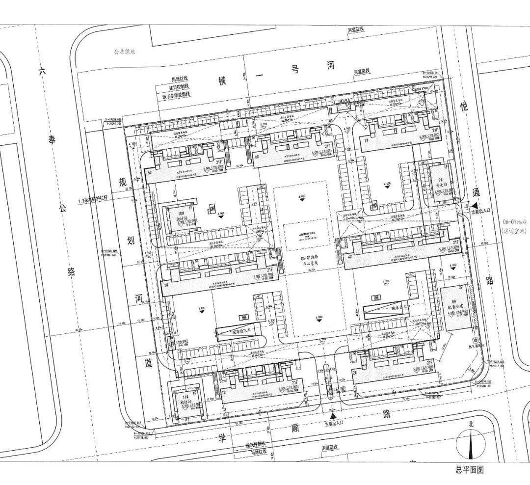 宣桥镇老港农民集中安置单元05-01地块,东至悦通路,南至学顺路,西至六