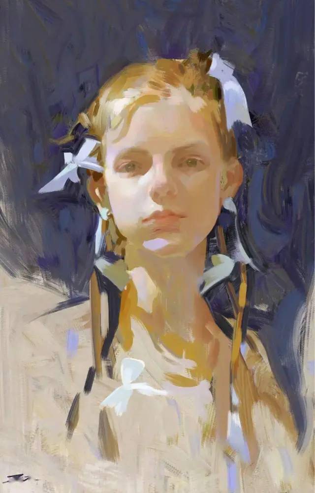 油画欣赏大笔触油画如此迷人的色彩