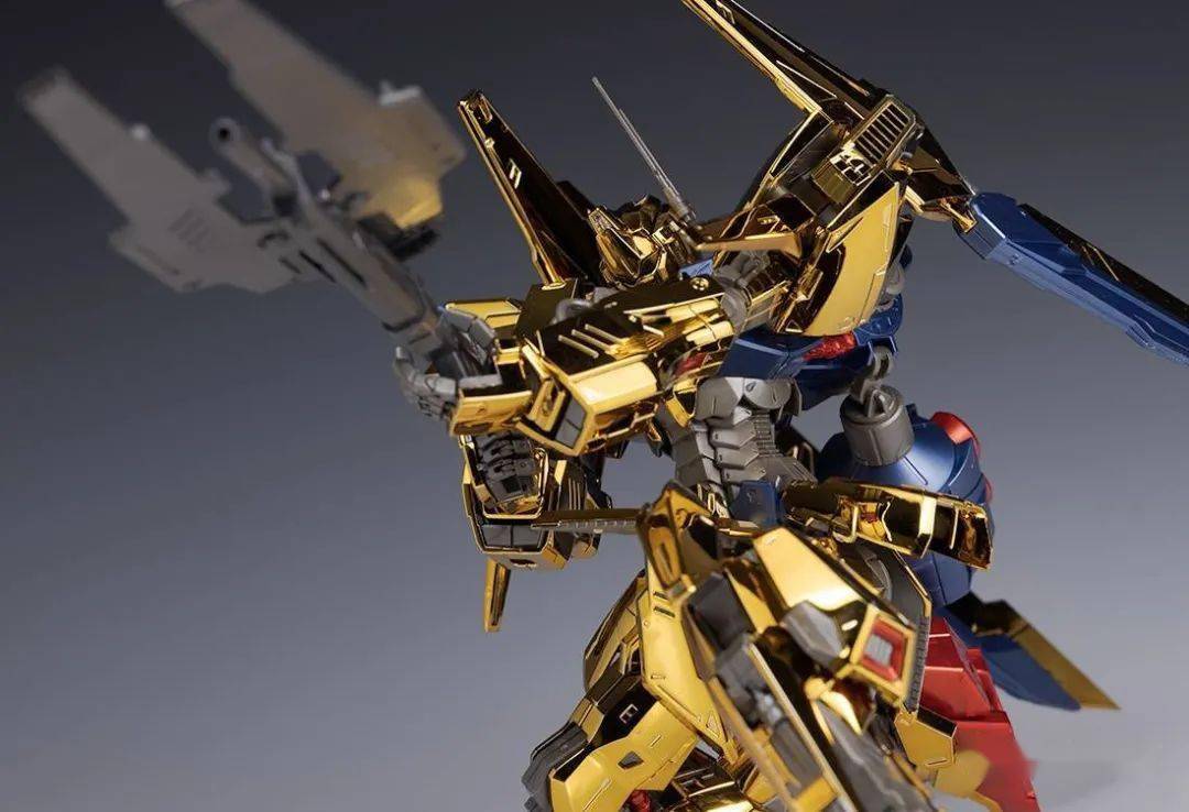 拼装万代网限mg系列百式raisecain日站素组实物图