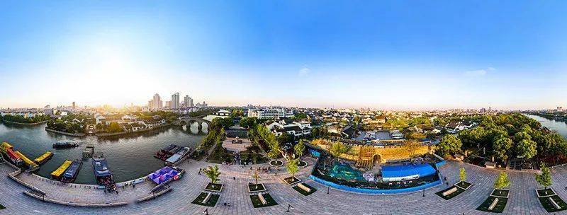 航拍下的苏州古城门,有你未见过的惊艳!