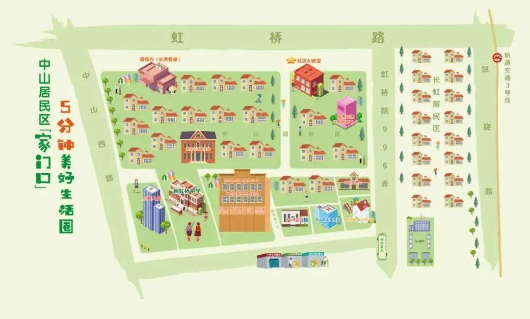 长宁首个家门口5分钟美好生活圈来啦上学看病买菜购物就餐样样都方便