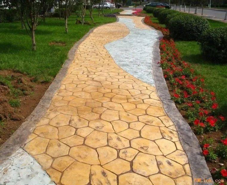 【京康地坪】仿石艺术地坪的应用_地面