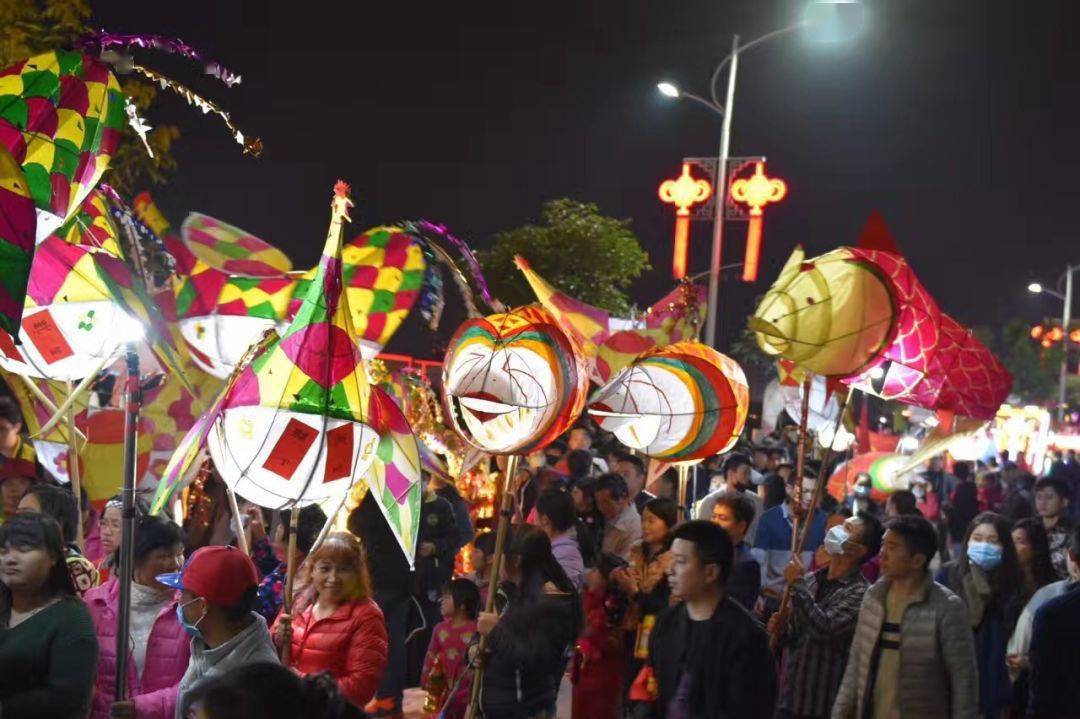 像样五华横陂10架锣鼓闹元宵