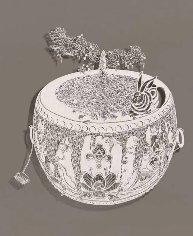 宣纸之上镂刻天地她将传统工艺转化为现代艺术