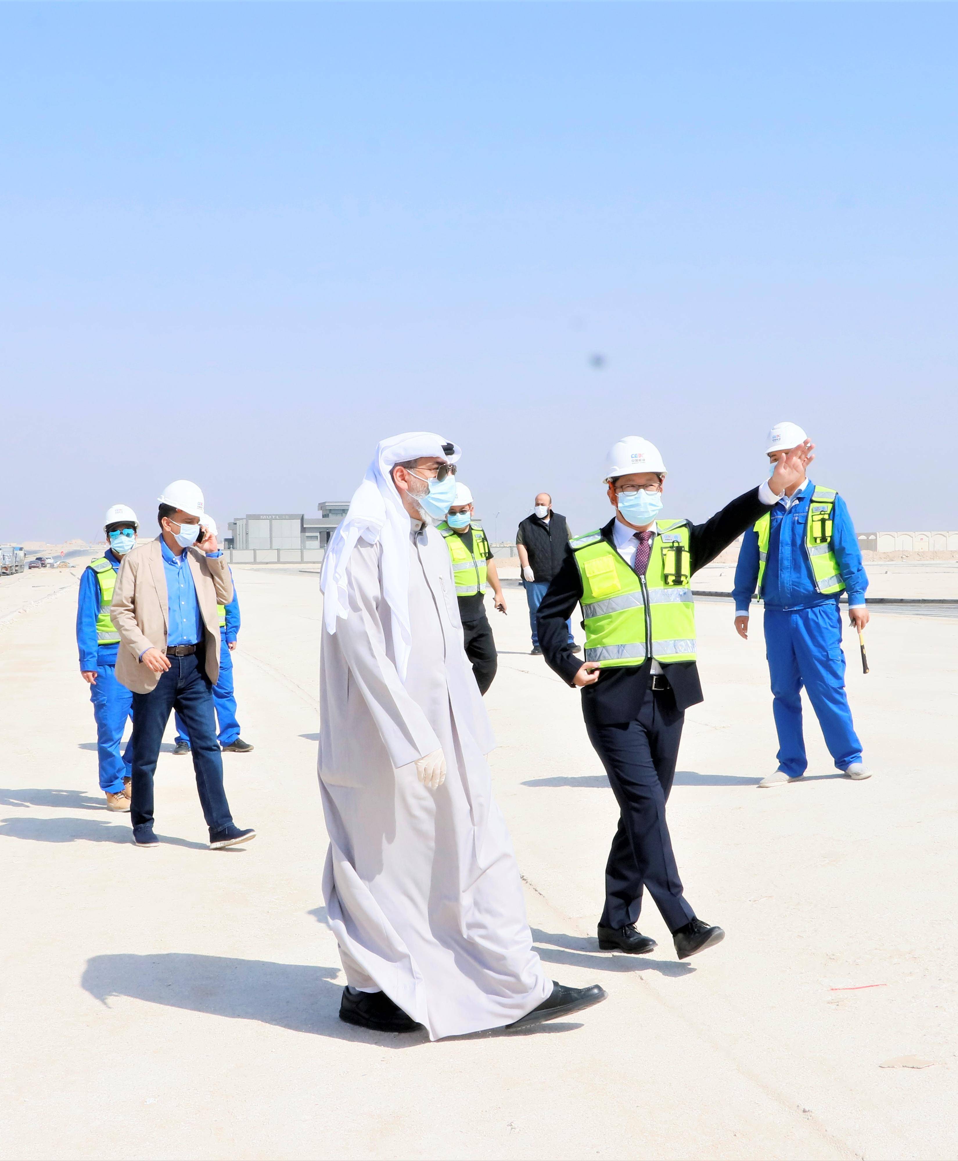 中企承建科威特住房基建工程项目实现总体移交