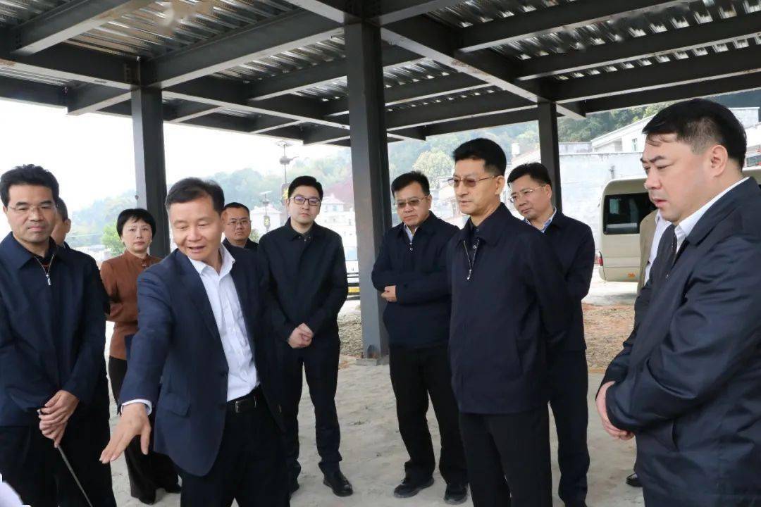 副市长庞启彪,以及县领导廖继聪,邓红卫,钟建政,郑裕庭等参加调研.