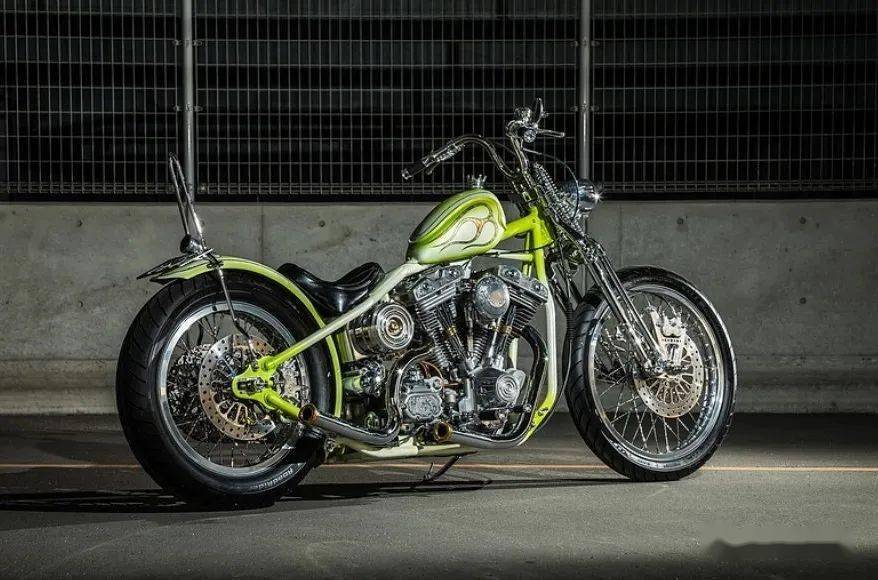 老哈雷的魅力hdevolutionchopper每日一车