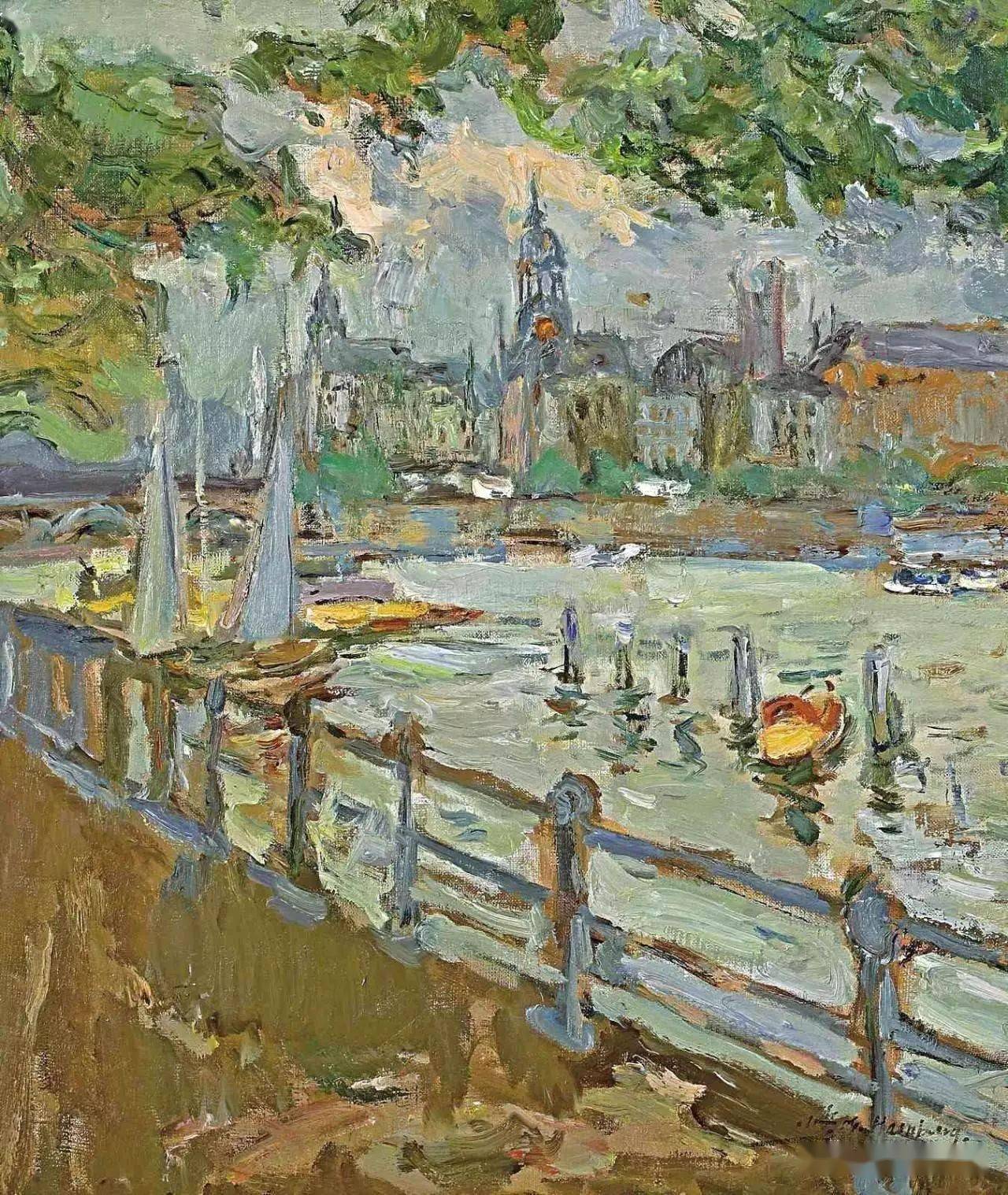 法国纳比画派绘画大师爱德华让维亚尔油画作品欣赏