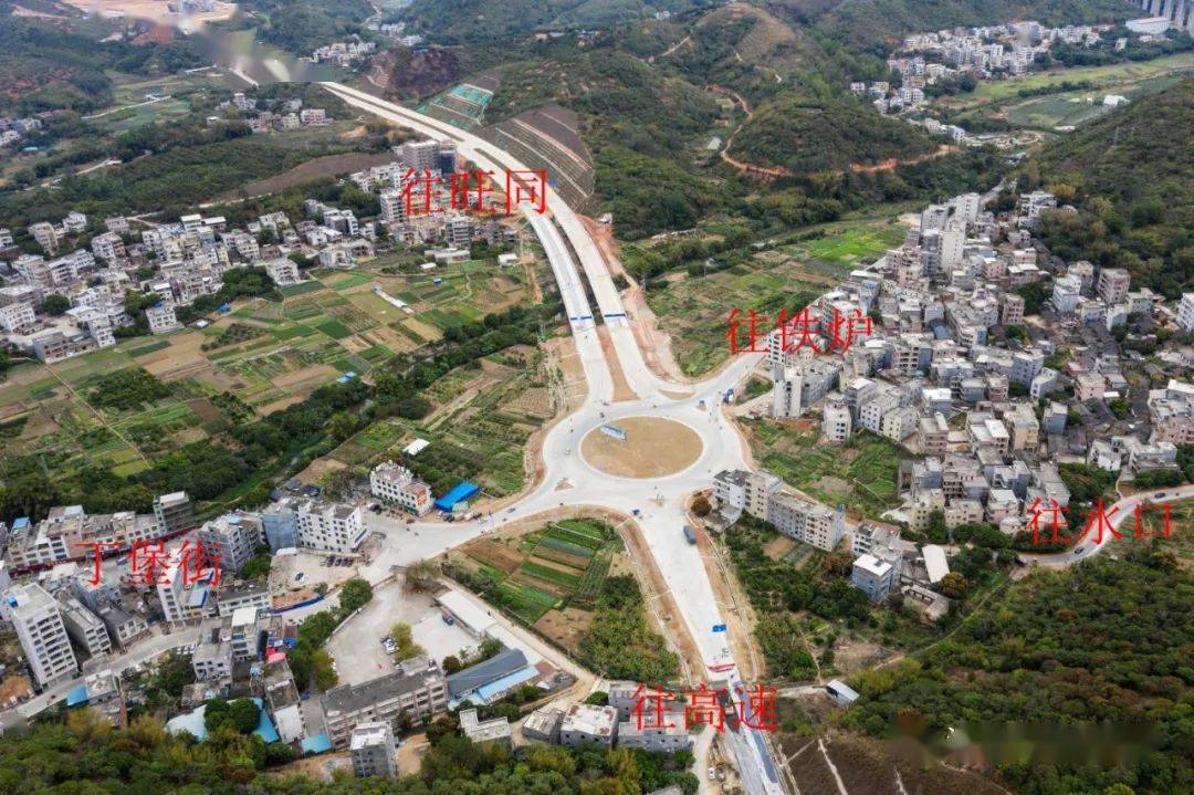 多图罗信高速市区信宜丁堡出入囗第一次见