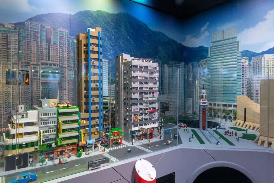 乐高城市香港广告图片
