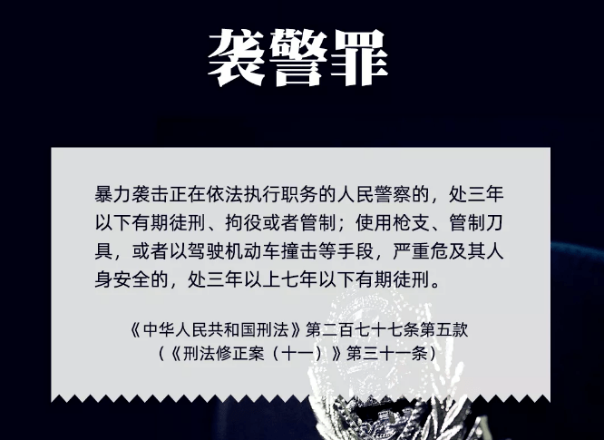 袭警判几年图片