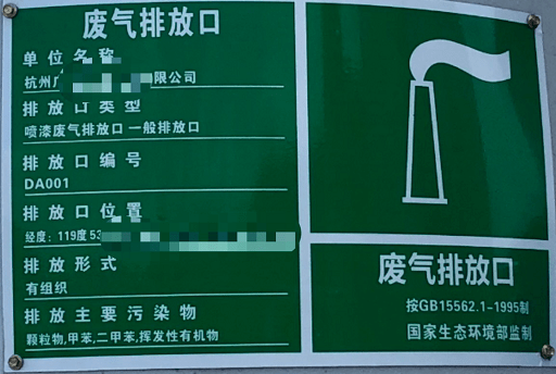 廢氣排放口標誌牌(供參考)03排汙單位汙染物排放口的位置和數量有什麼