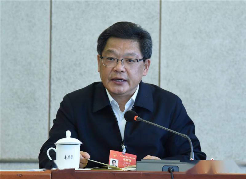 任振鹤在甘肃团审议"两高"工作报告时说,报告政治站位