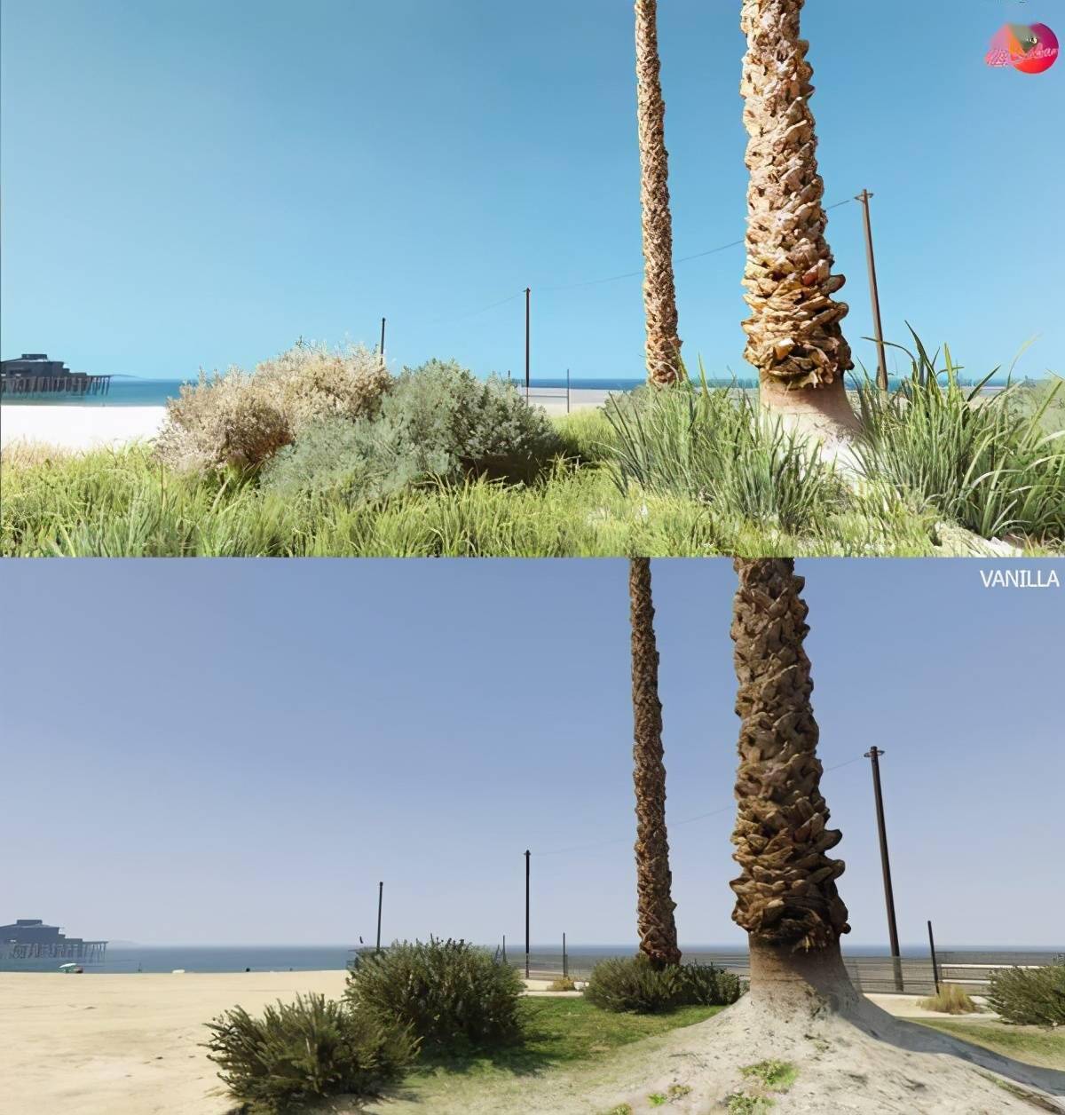 《gta5》画面重制mod截图 优化光影丰富植被细节_mod