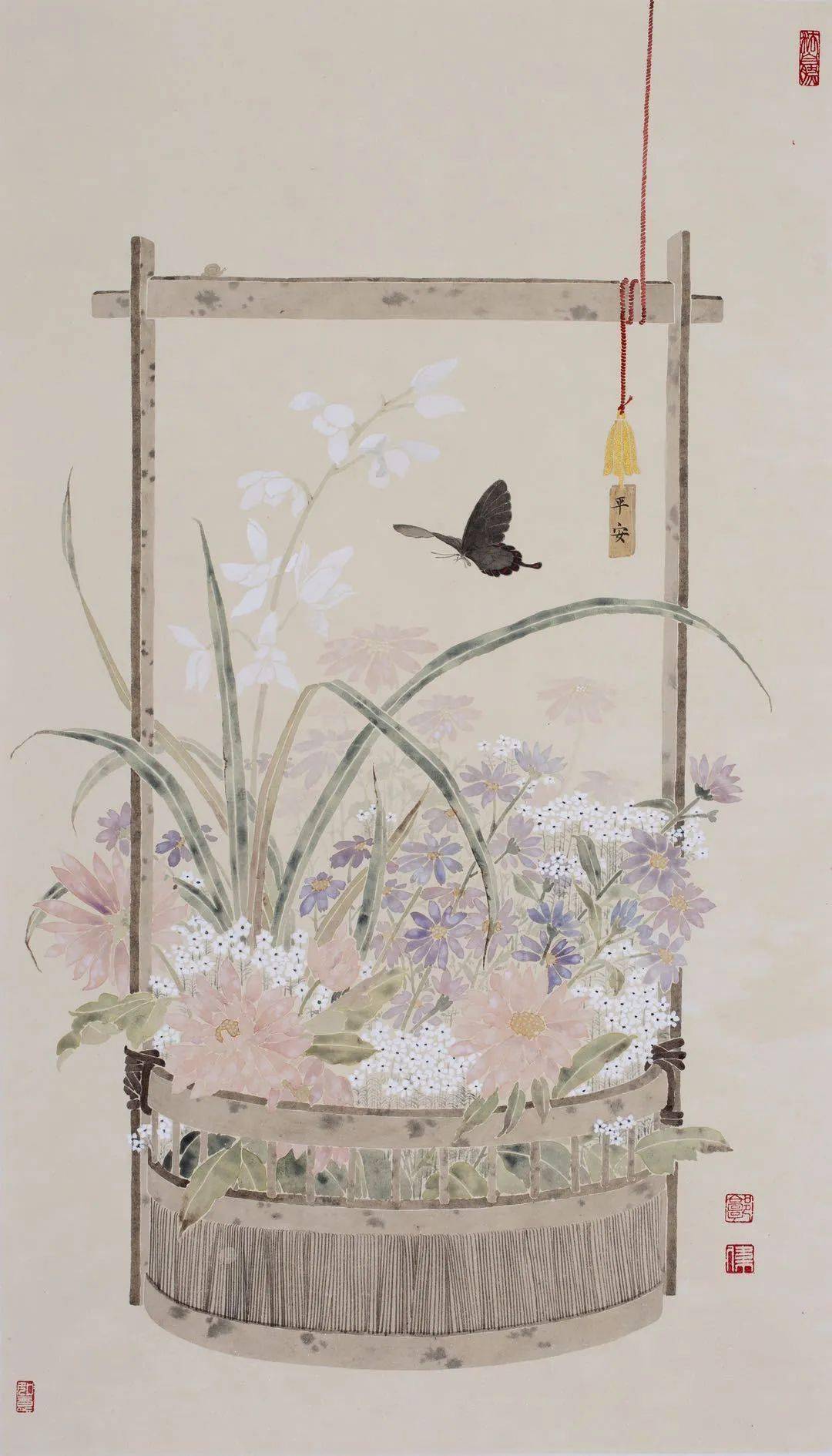 郭伟花鸟画作品赏析