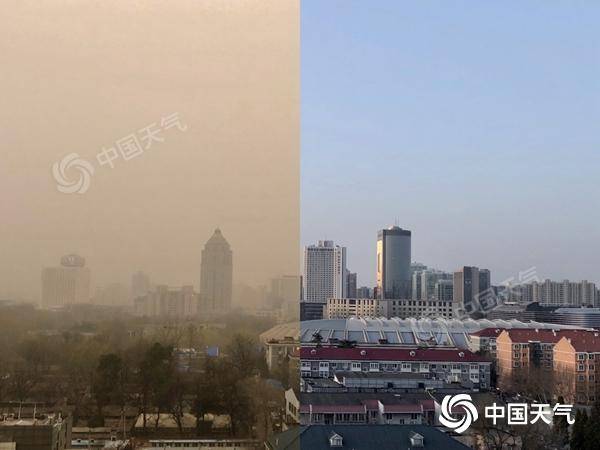 北京可能会在今天下午再次出现尘土飞扬的天气，明天天气将转晴_沙尘暴