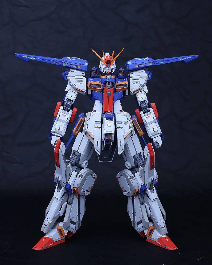 漫画配色涂装,hg惊异能天使高达制作桃子mg强袭改造涂装制作怪兽杰顿