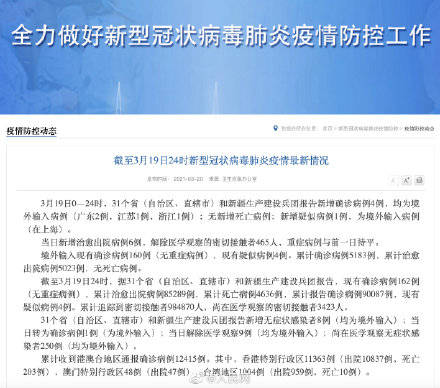 31省市昨新增本土死亡1例
 /31省份昨日新增本土确诊4例