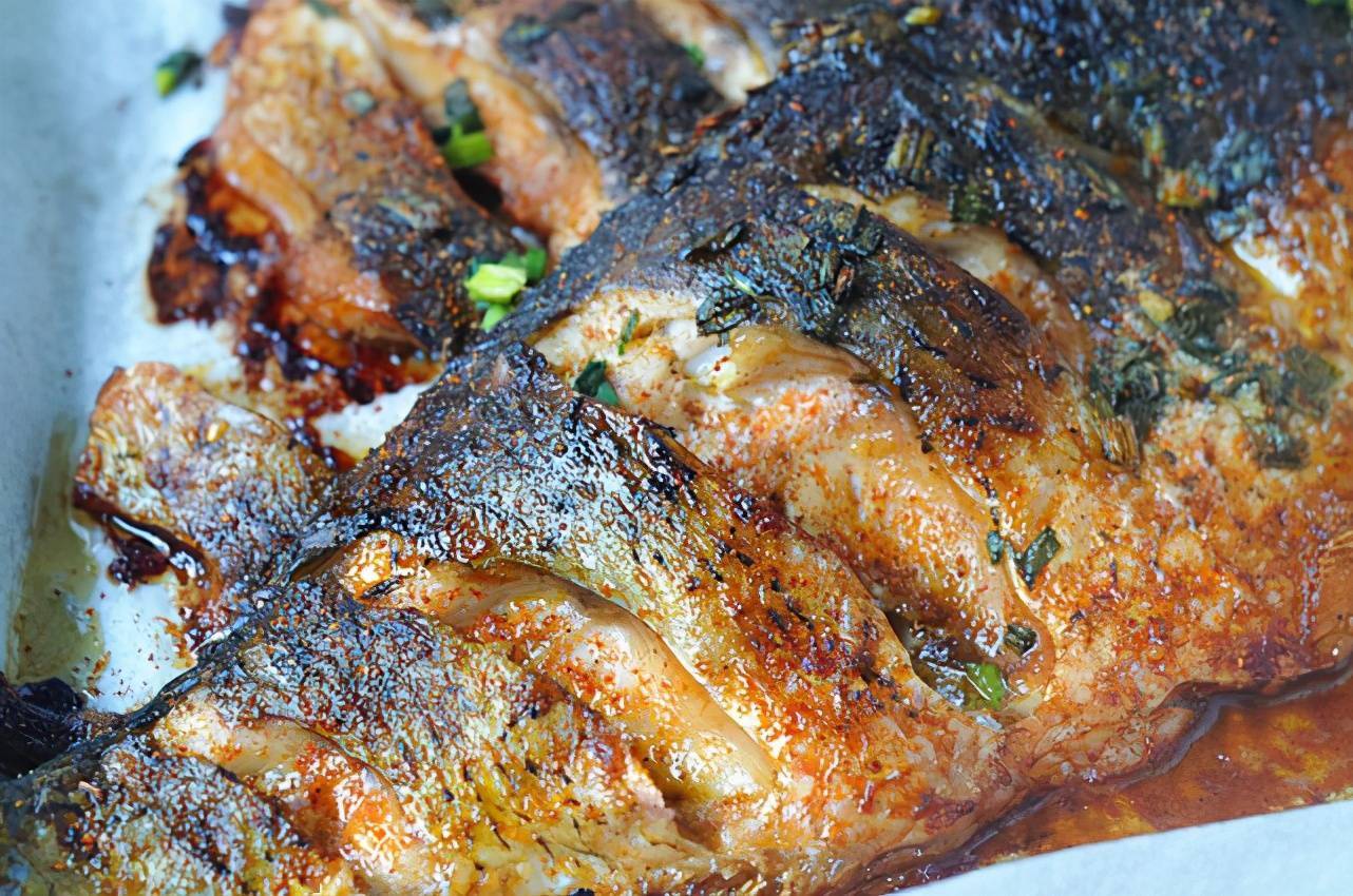 超完美的黑椒烤鱼和烧烤摊味道一模一样简单两步好味道