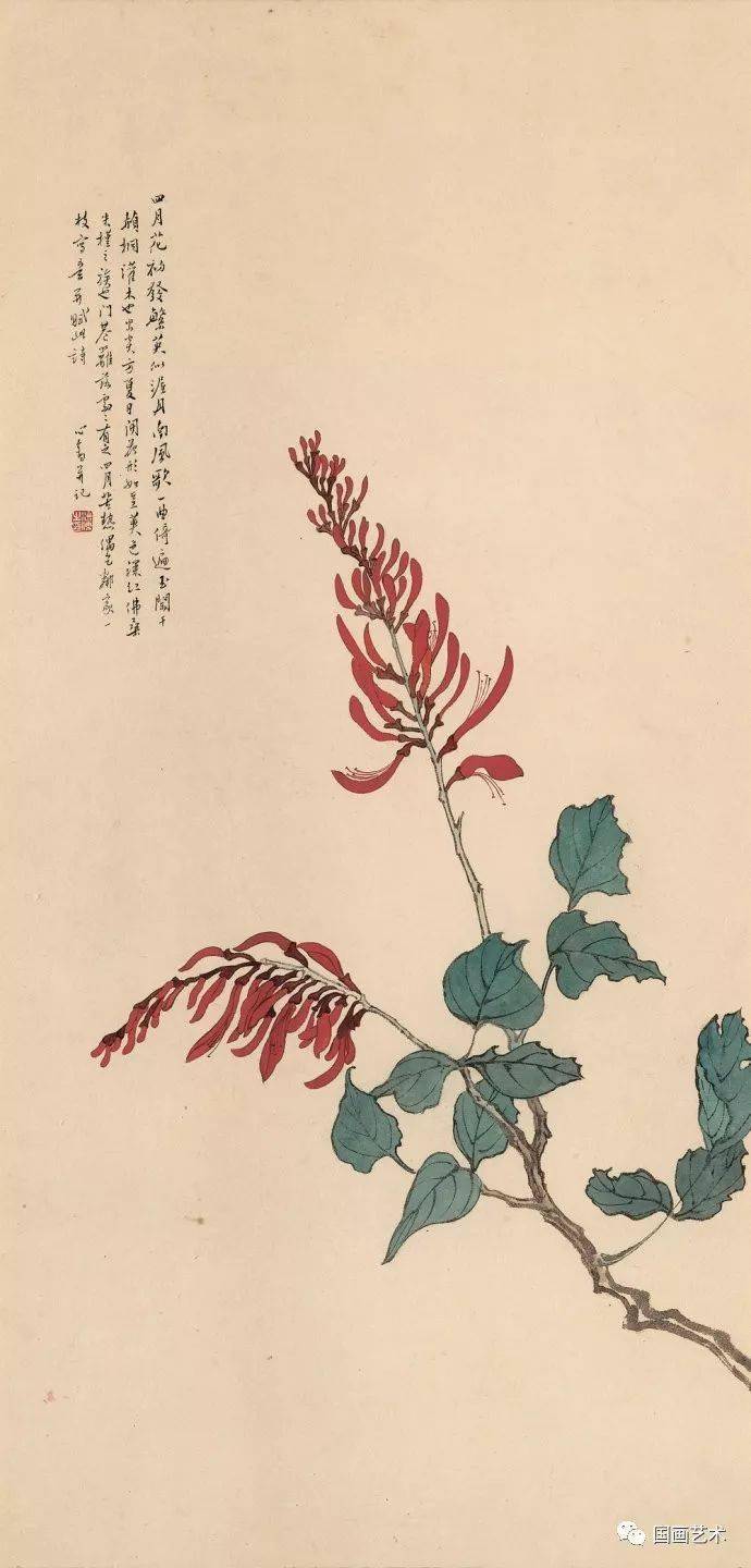 溥儒花鸟作品辑录分享