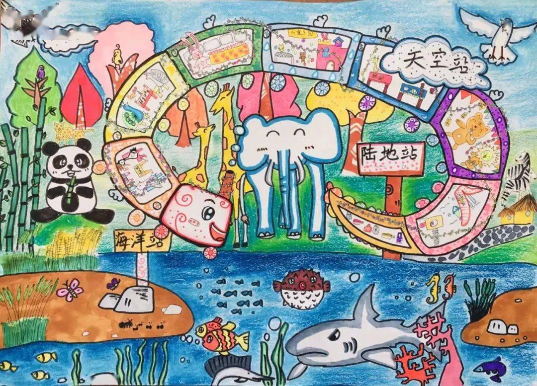 生物多样性我眼中的生物多样性主题绘画精品展焦作篇