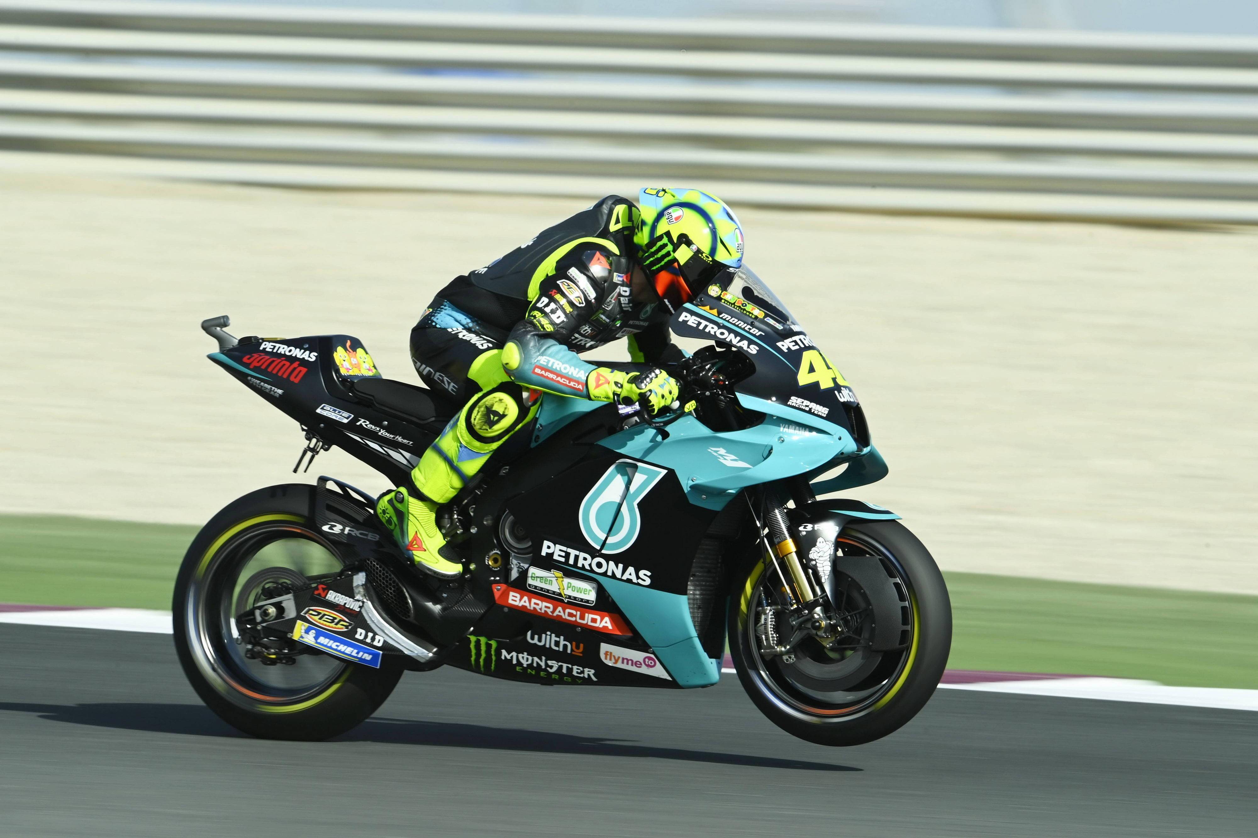 2021motogp卡塔尔站第一场罗斯赛道特写