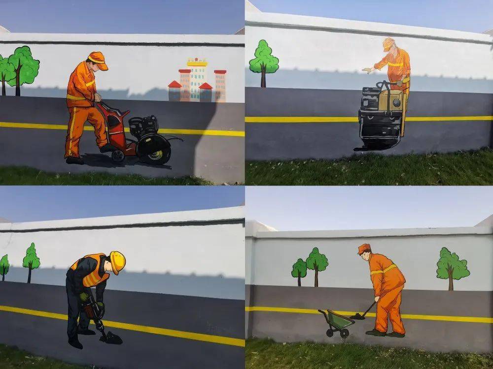 漳州公路主题文化墙来了