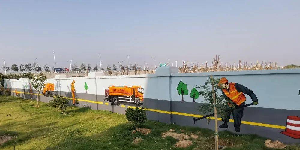 漳州公路主题文化墙来了