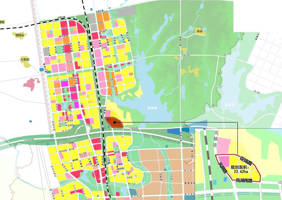 《长丰县双墩镇凤麟路与凤湖南路交口东北地块控制性详细规划》正在