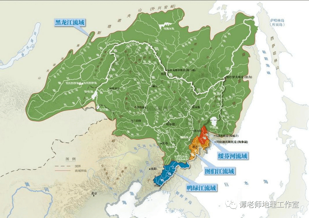 重磅整理 图说中国的54条主要河流 满满的全是考点 支流