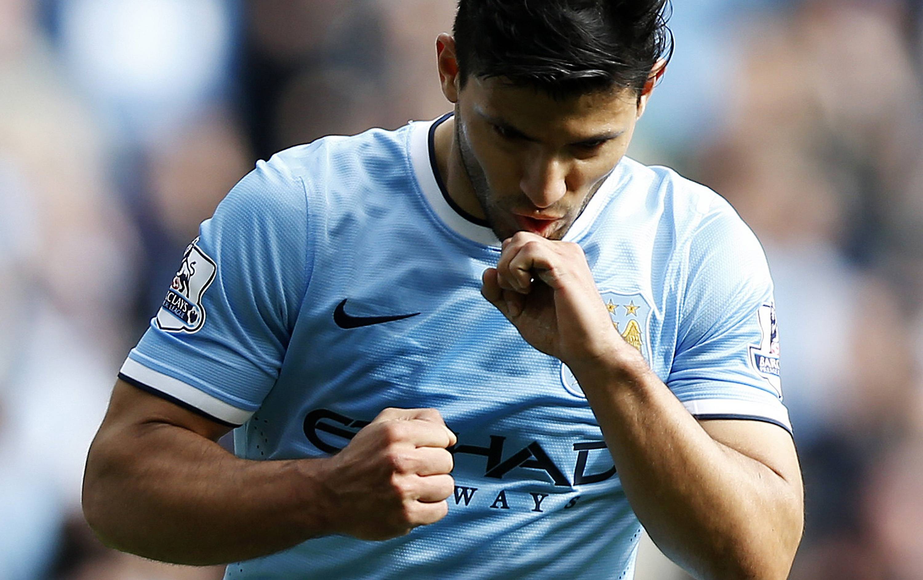 足球——曼城队史头号射手阿圭罗今夏离队