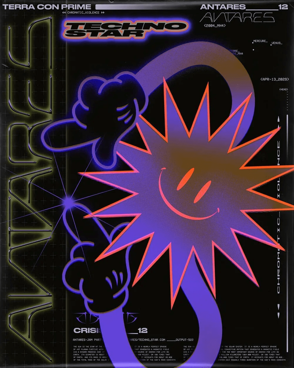 海报新潮酸性设计平面海报设计欣赏