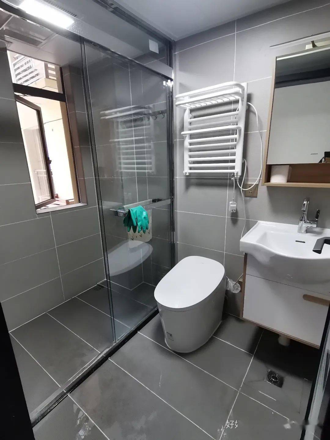 4m卫生间,竟也能做出功能齐全的干湿分离!