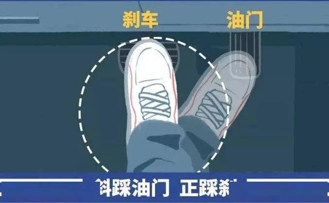 上当右脚不踩油门的时候,一定要将脚放在刹车上,养成正确的开车习惯