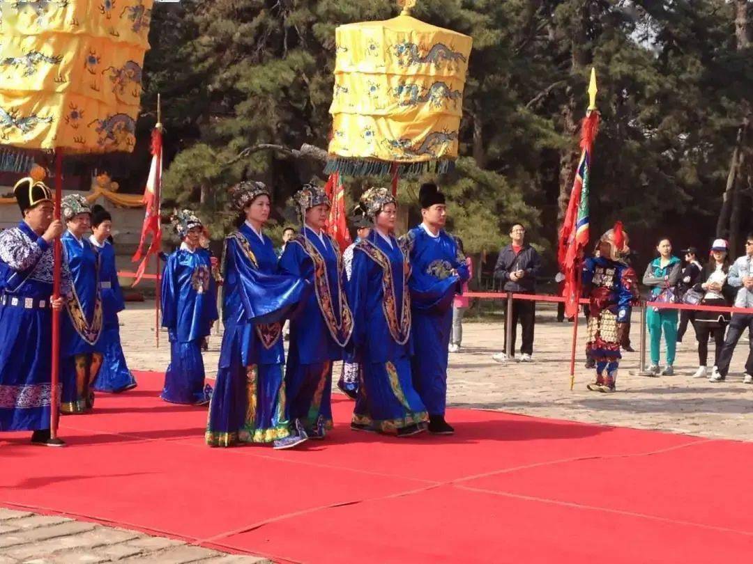 此次明长陵再现的躬祭活动,规模虽然远比不上古代,但祭祀大礼仪程将