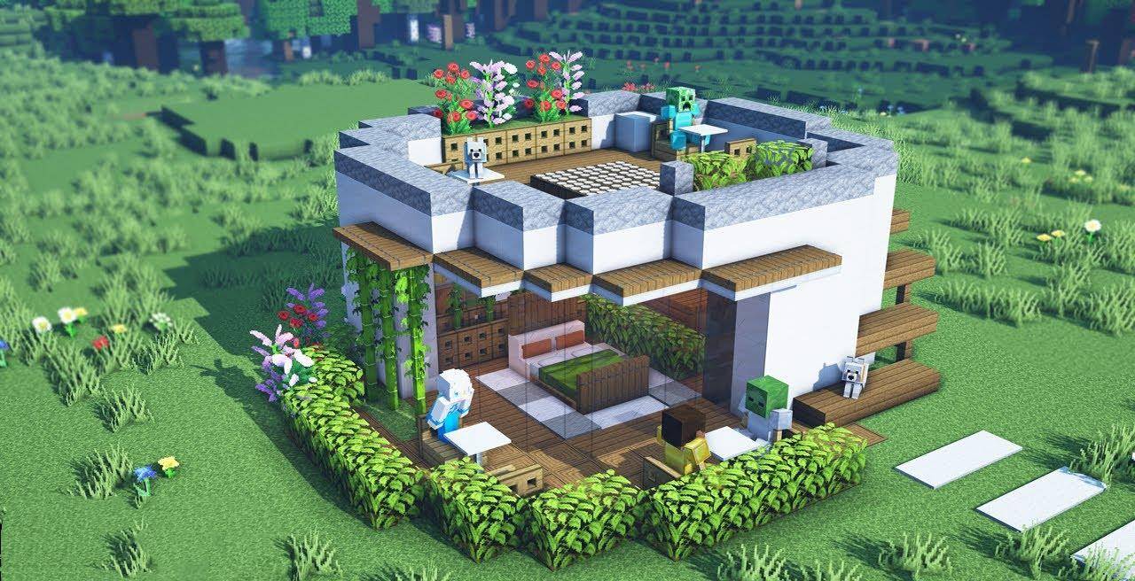 我的世界 游戏中玩家神奇的 脑洞 仙人掌也能用来盖房子 服务器