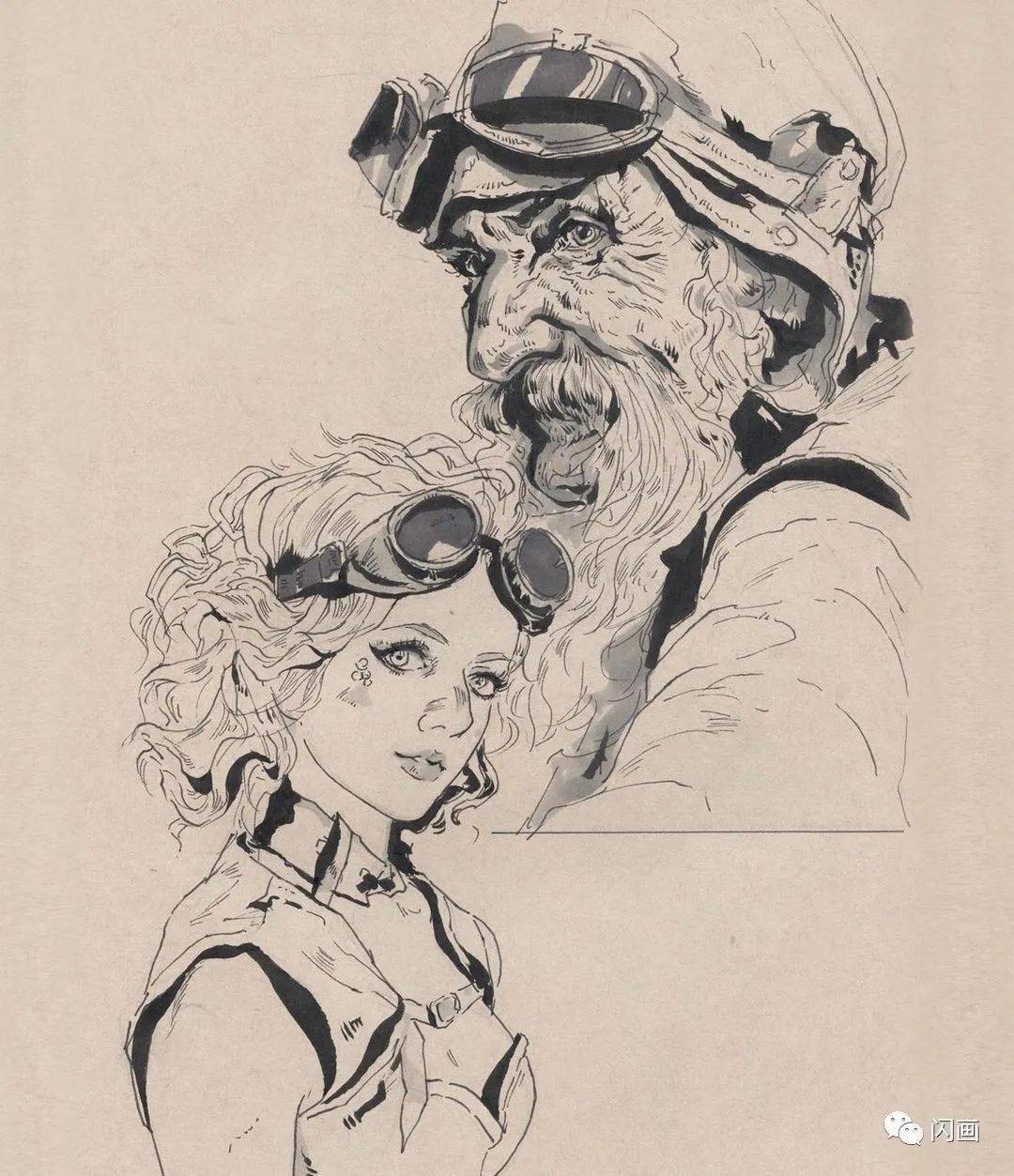 看大佬的作品,仿佛看到了《故事会》_绘画