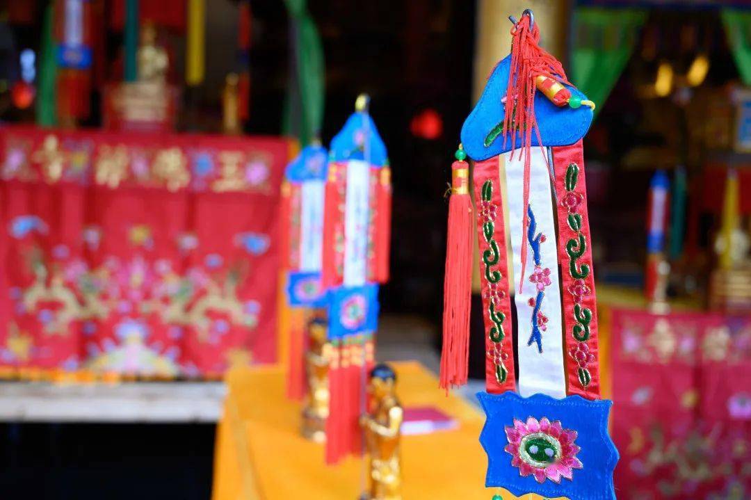 清明水陆第三日丨内坛结界发符悬幡恭迎圣众降临坛场