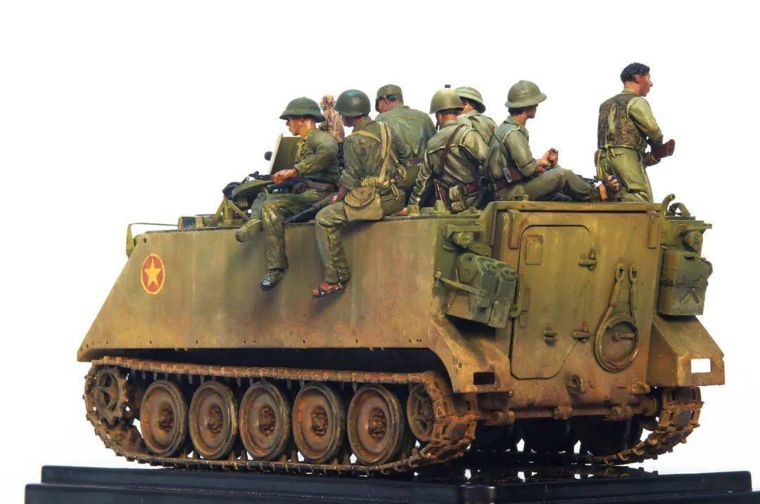 机枪手亮了越南人民军m113式apc步兵战车