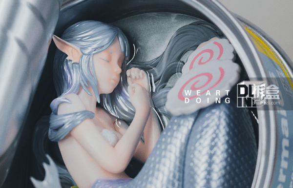 weartdoing罐头里的美人鱼晴雪珊瑚原创gk摆件