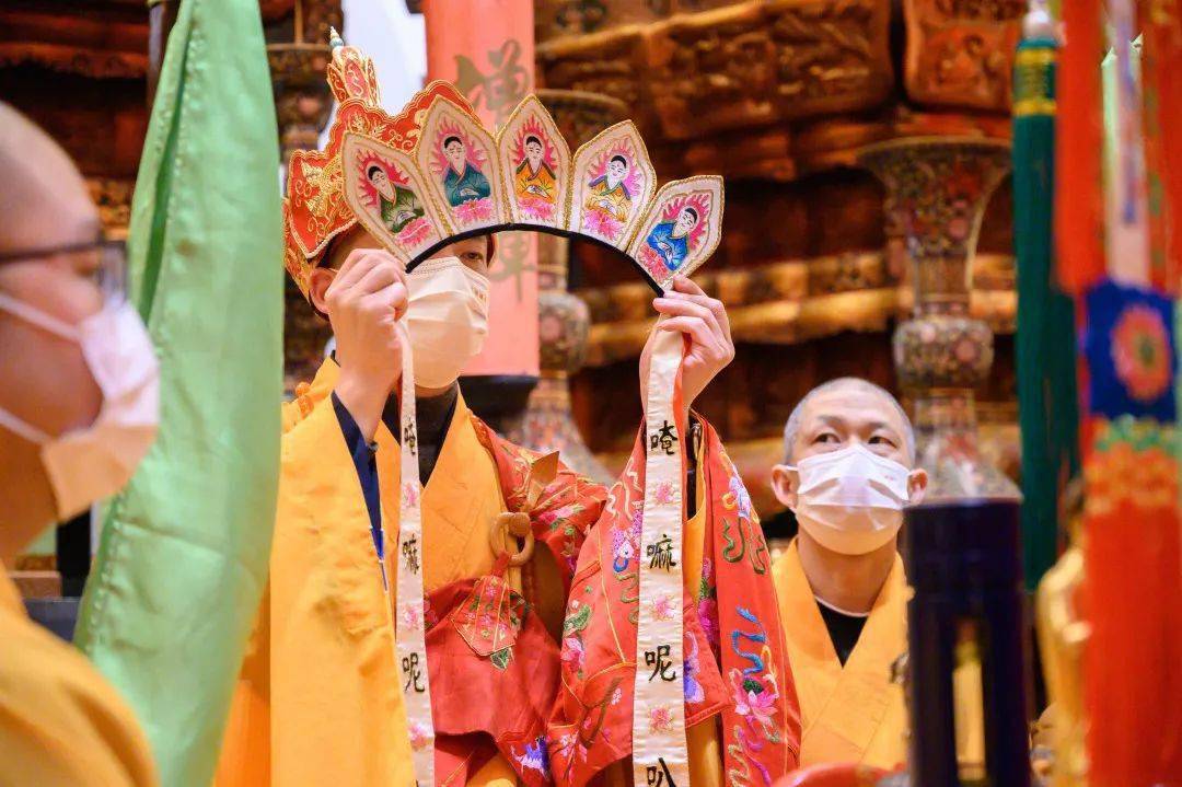 清明水陸第三日丨內壇結界發符懸幡恭迎聖眾降臨壇場