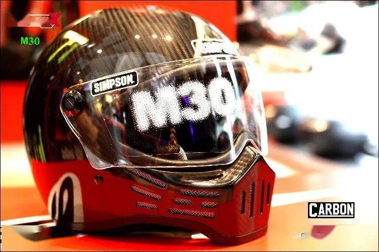 酷辛普森banditm30超轻碳纤维摩托头盔到货大量库存100正品酷乐汽车
